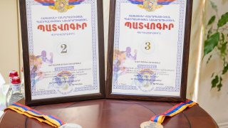 ՀՀ քննչական կոմիտեի թիմը հաղթել է Բանակային առաջին խաղերի՝ իրավապահ մարմինների թիմային հաշվարկում․ Արգիշտի Քյարամյանն ընդունել ու շնորհավորել է թիմի անդամներին (լուսանկարներ